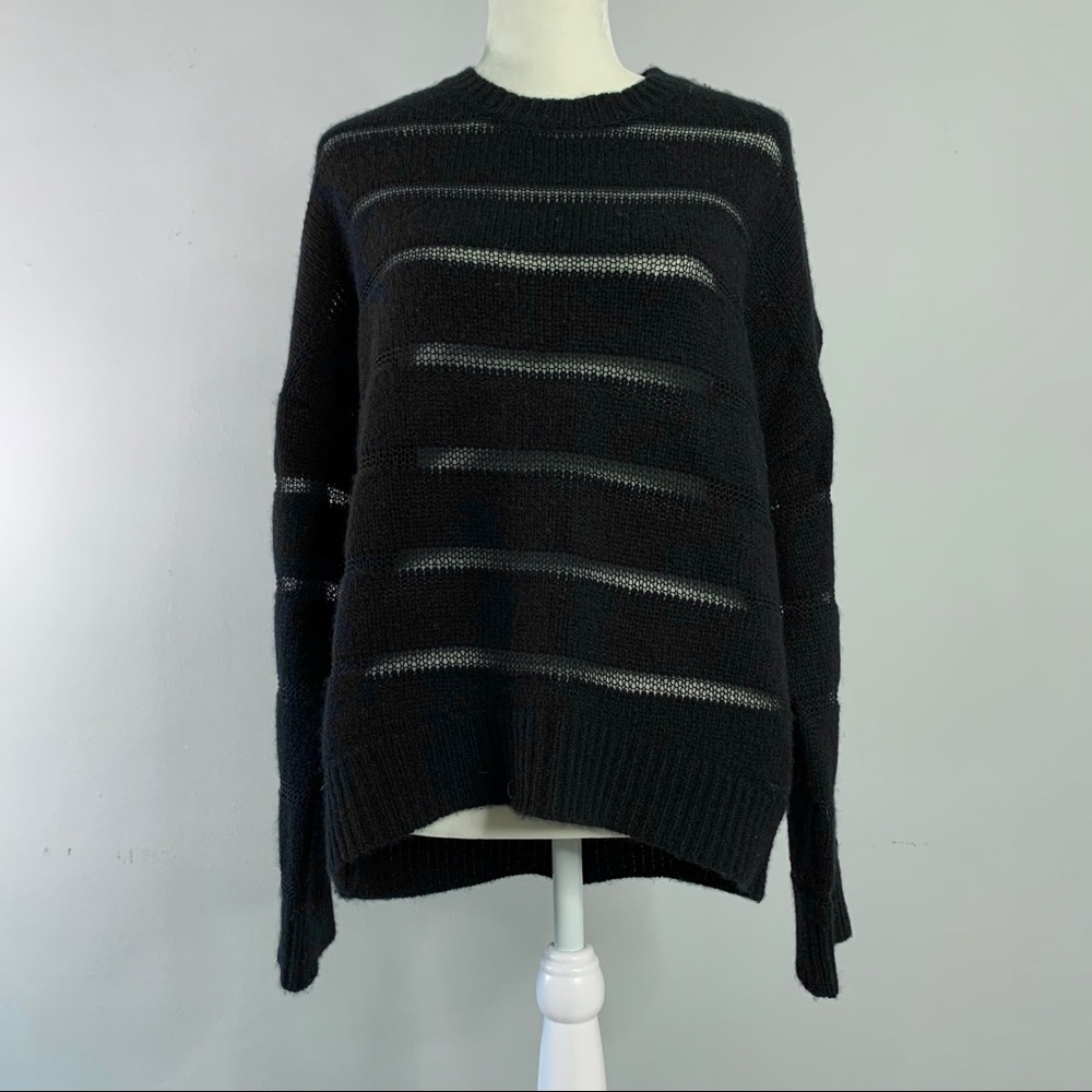 RtA black cashmere sweater